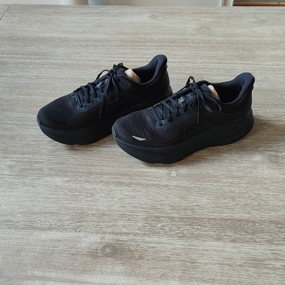 Hoka One One Men's Bondi 9 Running Shoes Size 11D In Black New Without Box - Picture 10 of 12